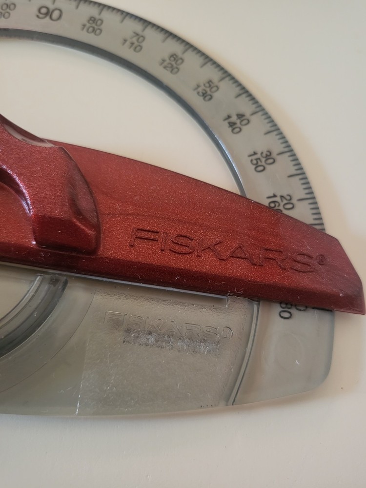 Fiskars Protractor Compass Set Used Preowned 2000s School Set