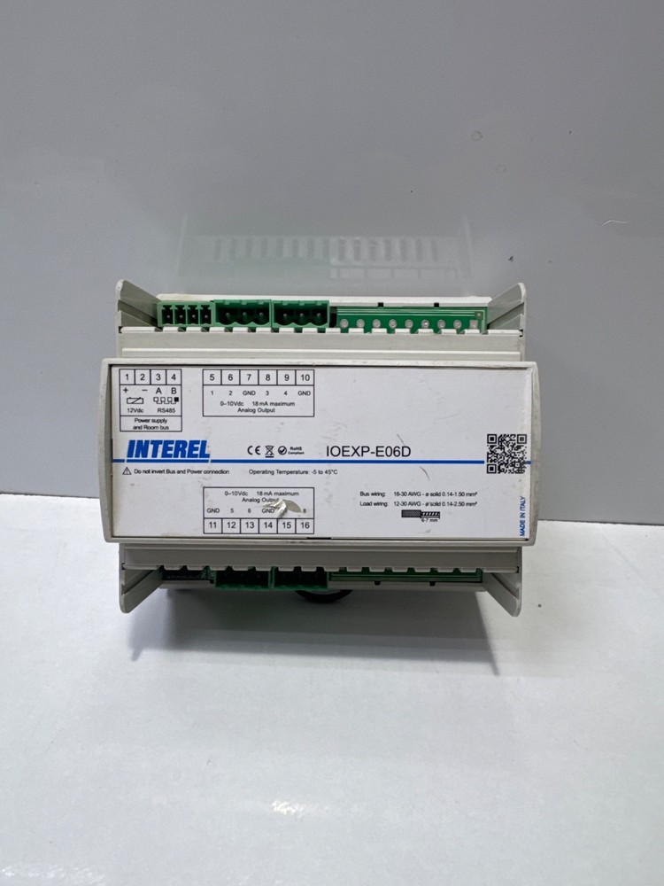 INTEREL IOEXP-E06D room control unit