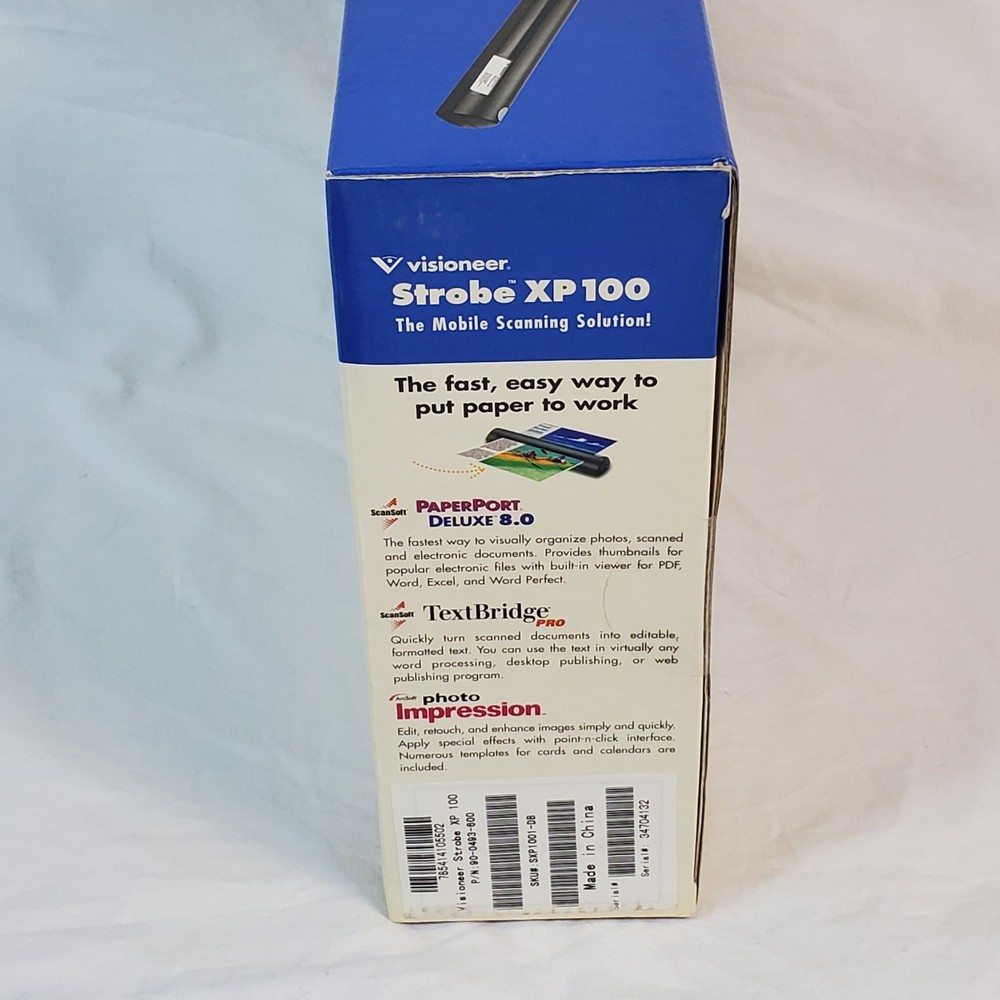 Visioneer Strobe XP 100 portable scanner *OPEN BOX *UNTESTED *AS IS