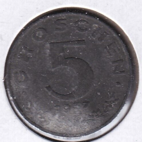 1957-H Austria 5 Groschen
