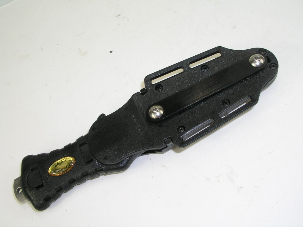 Dive Knife & Scabbard, Thresher 420 Stainless