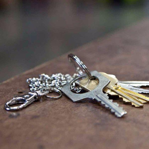 Key-Bak 19 inch Key Chain with Trigger Clip