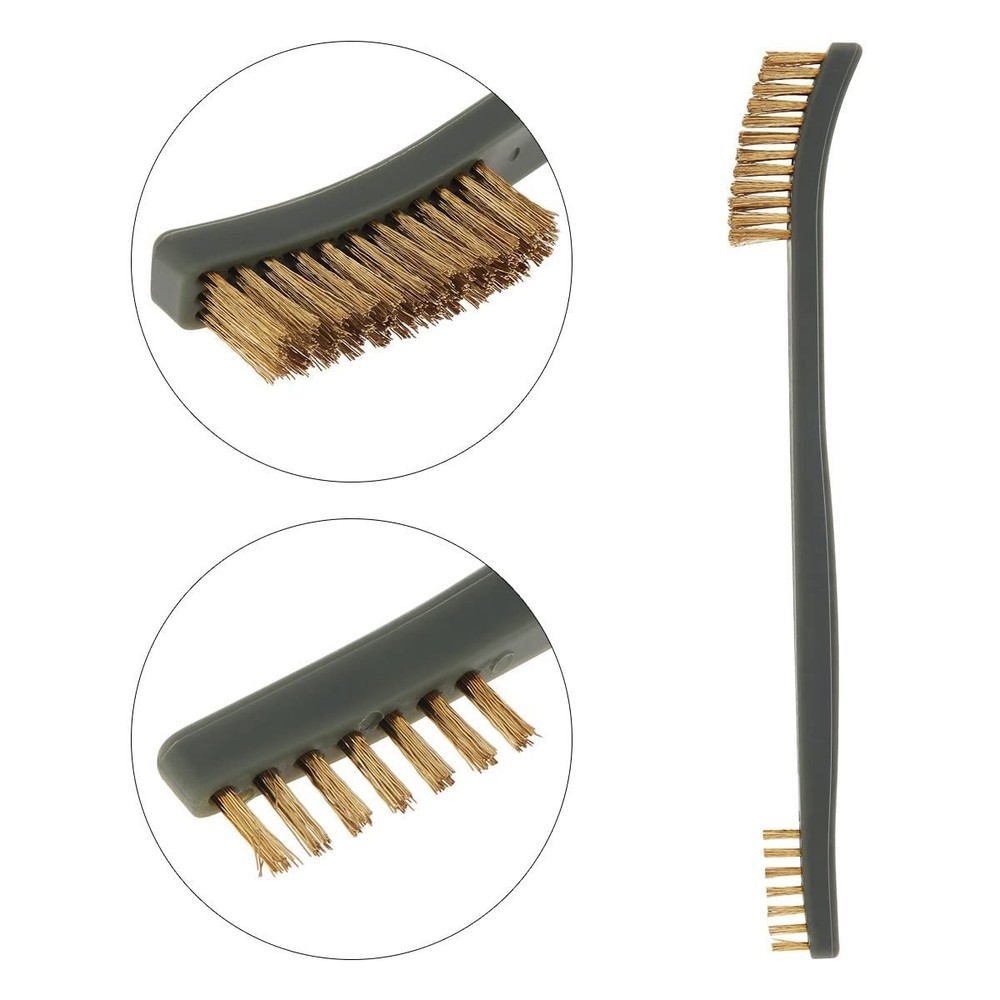 Versatile Mini Wire Brushes Set for Tight Spaces - Rust & Dirt Remover