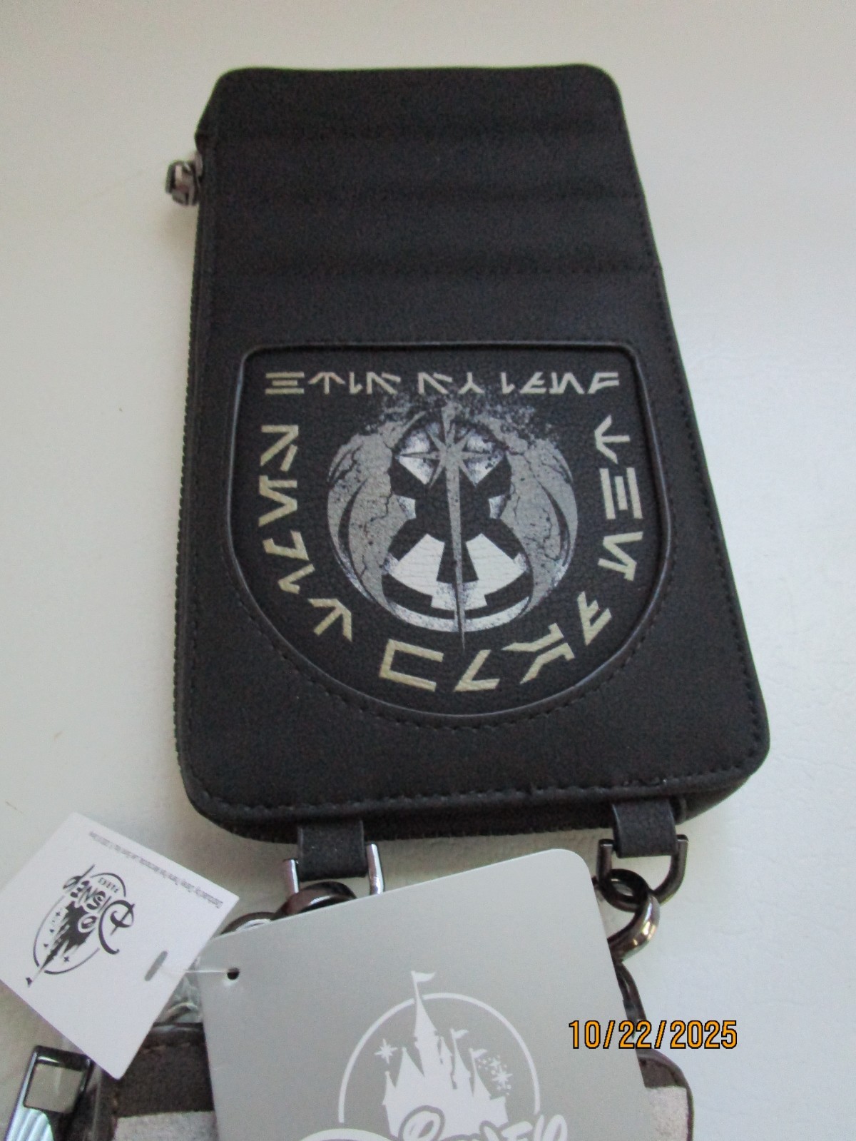 New Disney Parks Star Wars Galaxy Edge Obi Wan Kenobi Crossbody w Leather Wallet