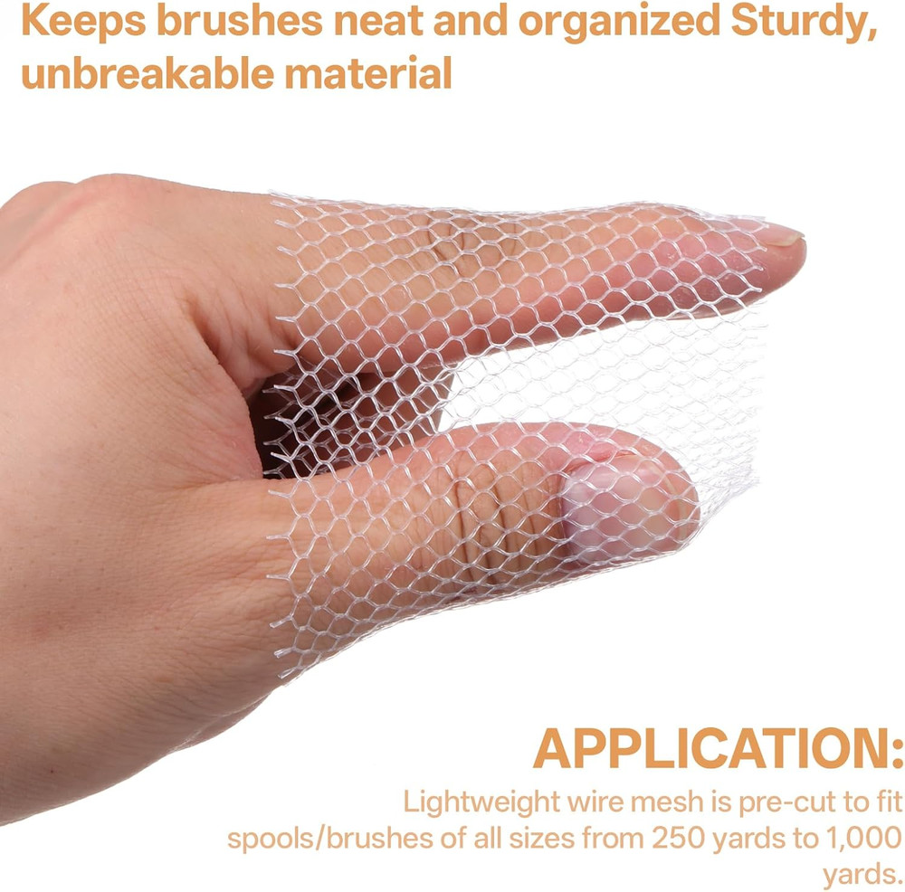 100Pcs Thread Covers Thread Nets for Spools of Threads Embroidery Threads Sleeve
