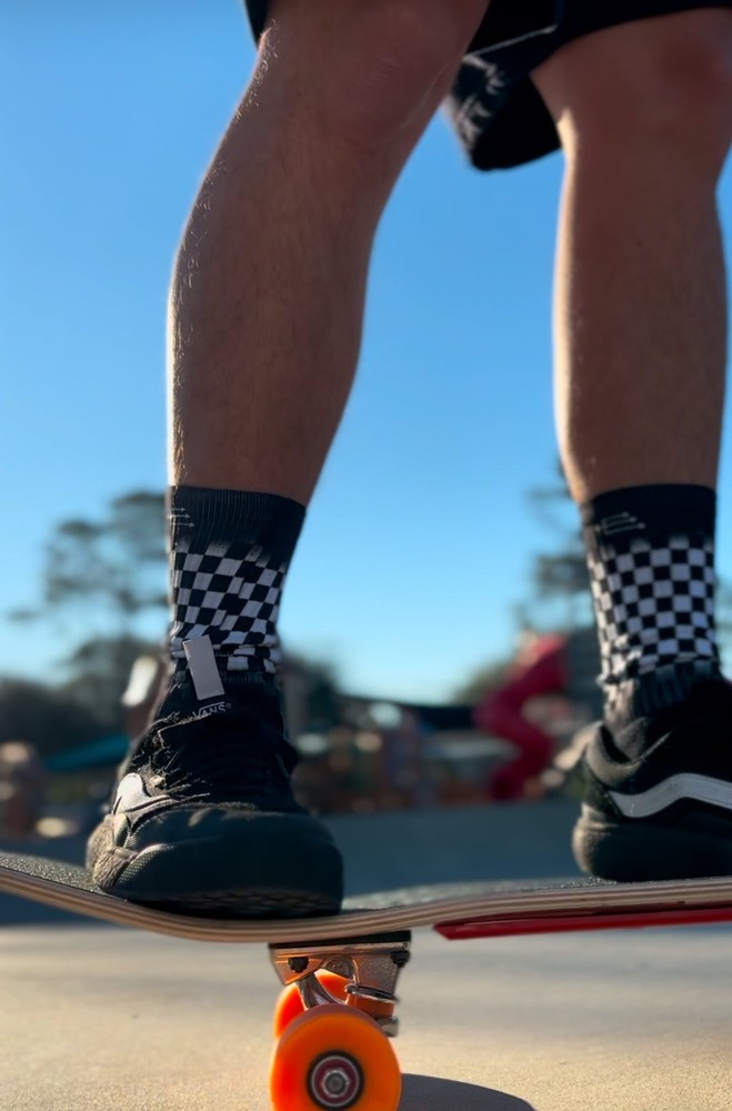 Disrupt Checkered Socks