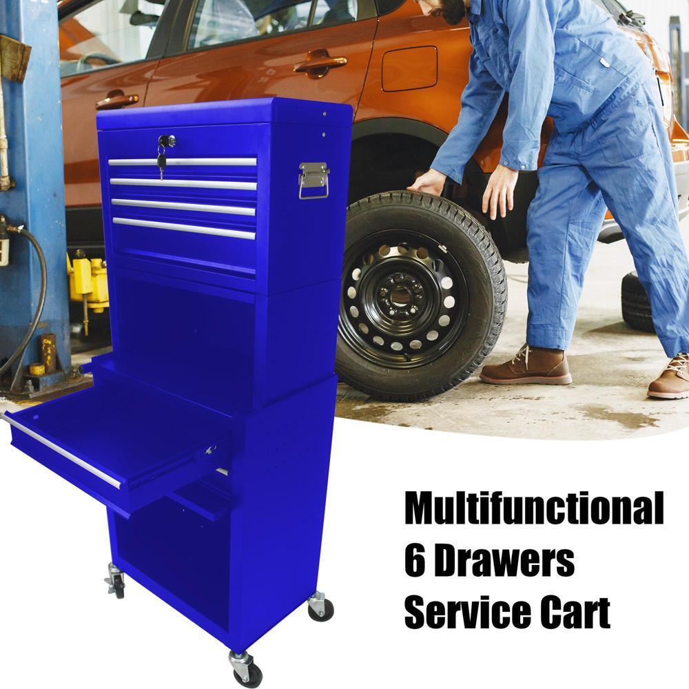 New Practical High Capacity Rolling Tool Chest with Wheels and Drawers