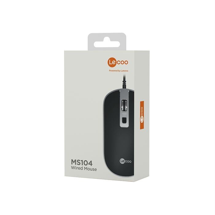 Lenovo Lecoo MS104 Wired Mouse 1600 MAX DPI