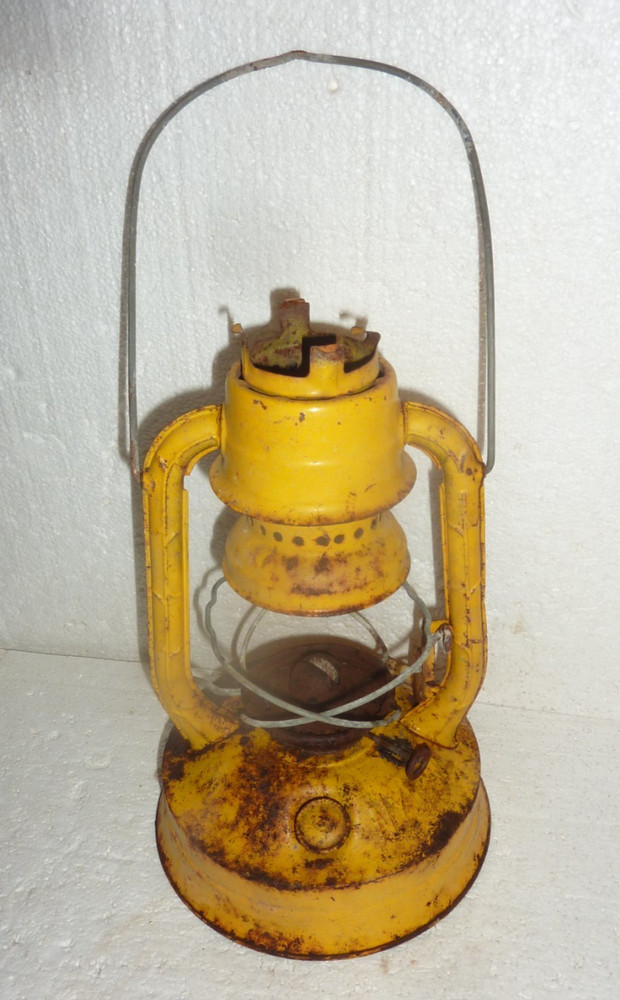 Vintage Dietz  Yellow Lantern