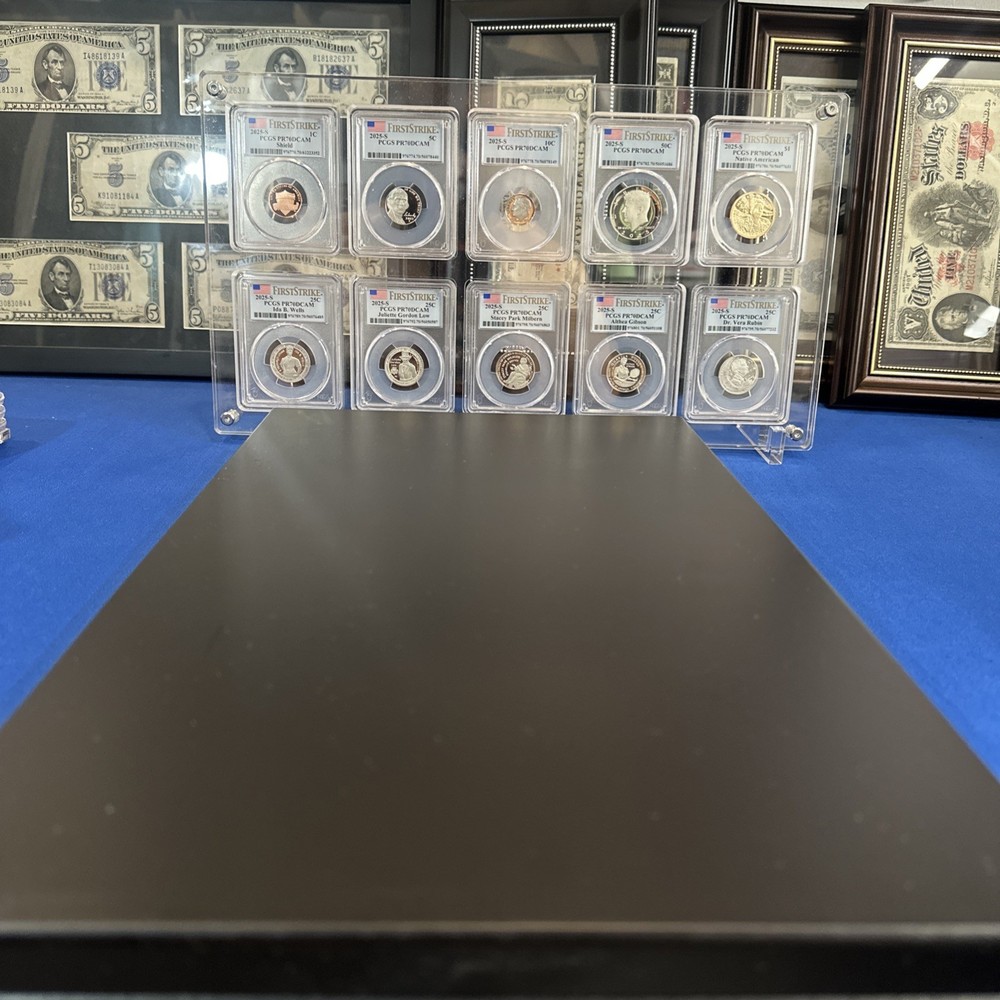 2025 S FIRST STRIKE 10 COIN SET PCGS PR70DCAM