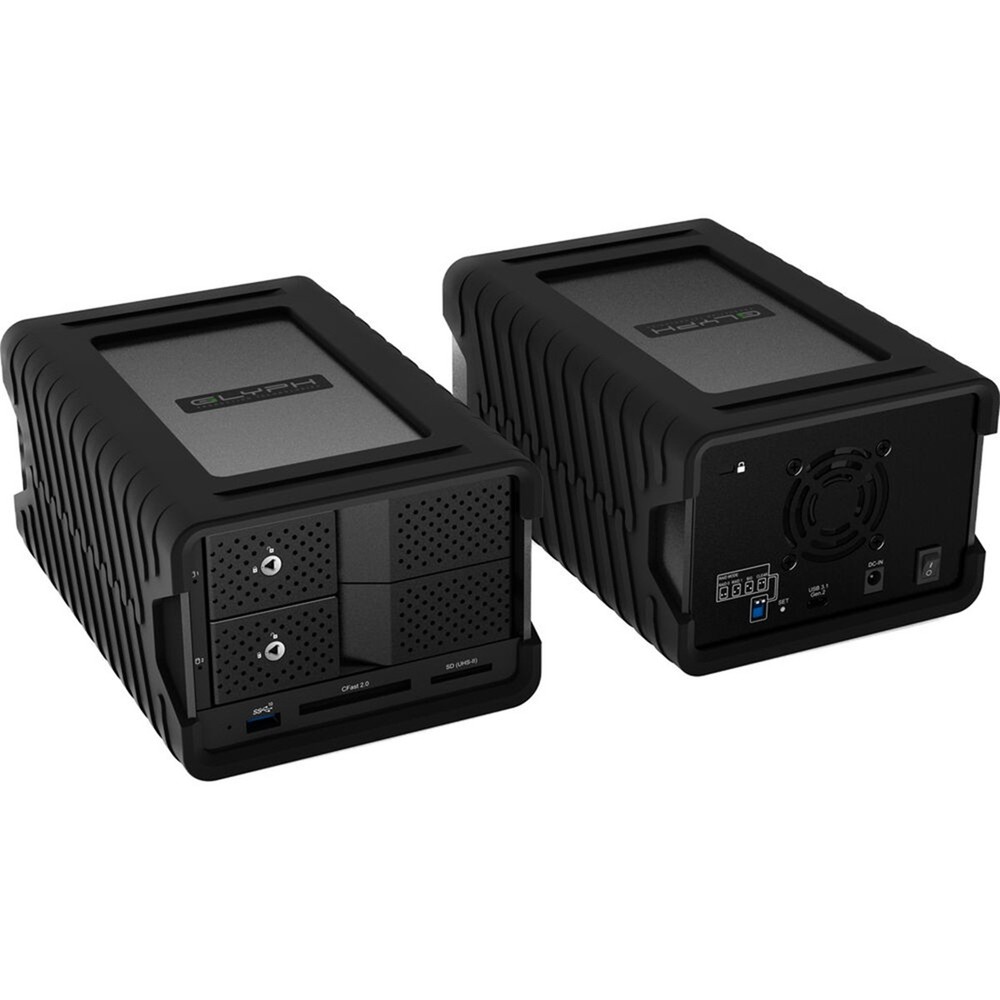 Glyph Technologies Blackbox PRO RAID 48TB (2x24TB) 2-Bay Thunderbolt 3 RAID Arra
