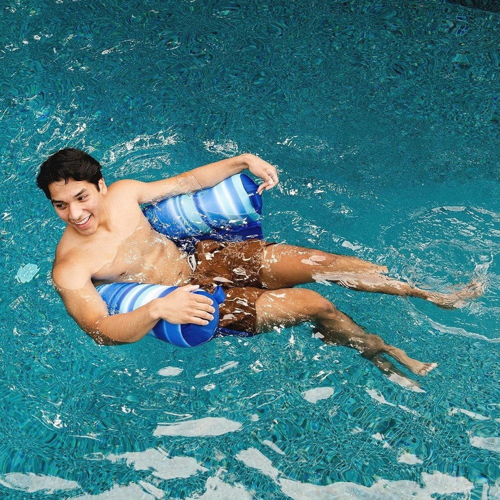 Comfortable Noodle Sling Pool Float with Armrests - Quick Drying & Lightweight