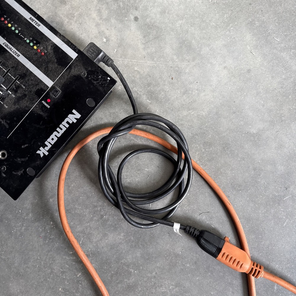 Numark DM 1090X Professional 19” DJ Mixer - 2 Knobs Missing Powers On