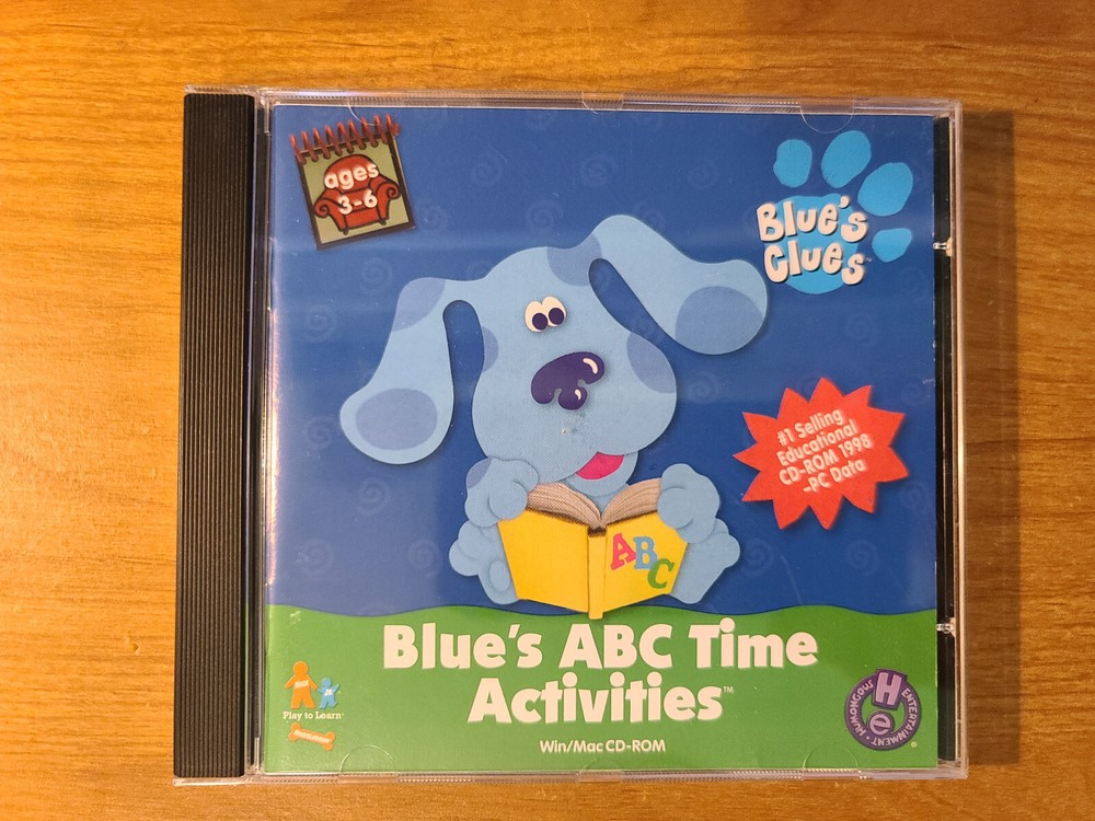 Blue's ABC Time Activities 1999 CD-ROM Windows/Mac