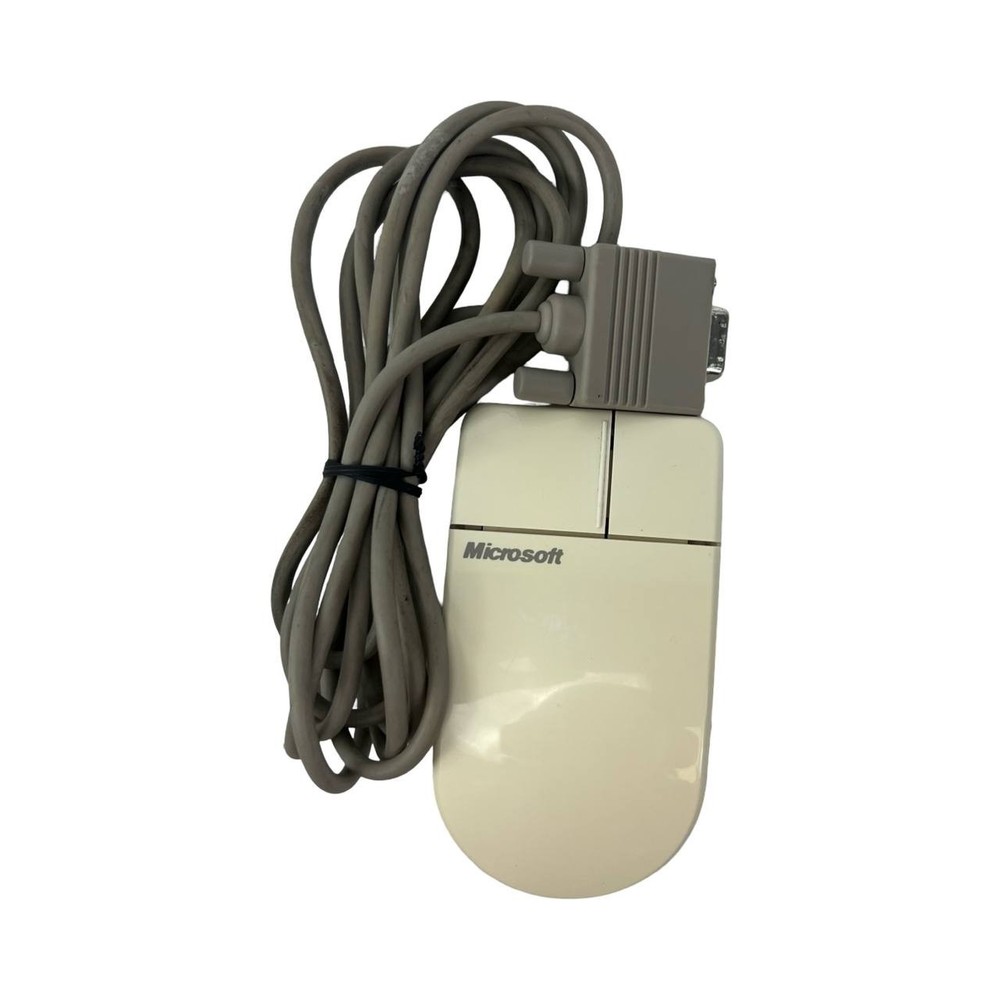 Vintage Microsoft Serial Mouse 2-button design PN: 24394 9-pin