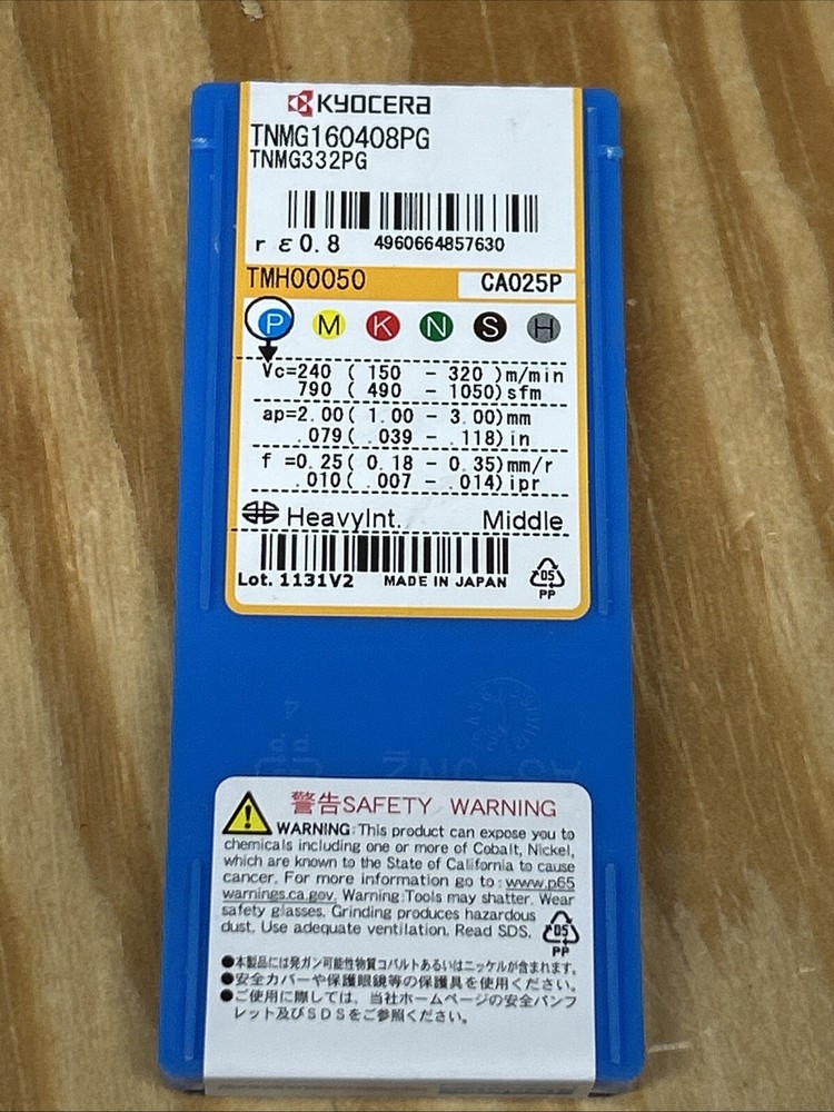 Kyocera TNMG 332PG 160408PG Carbide Turning Insert