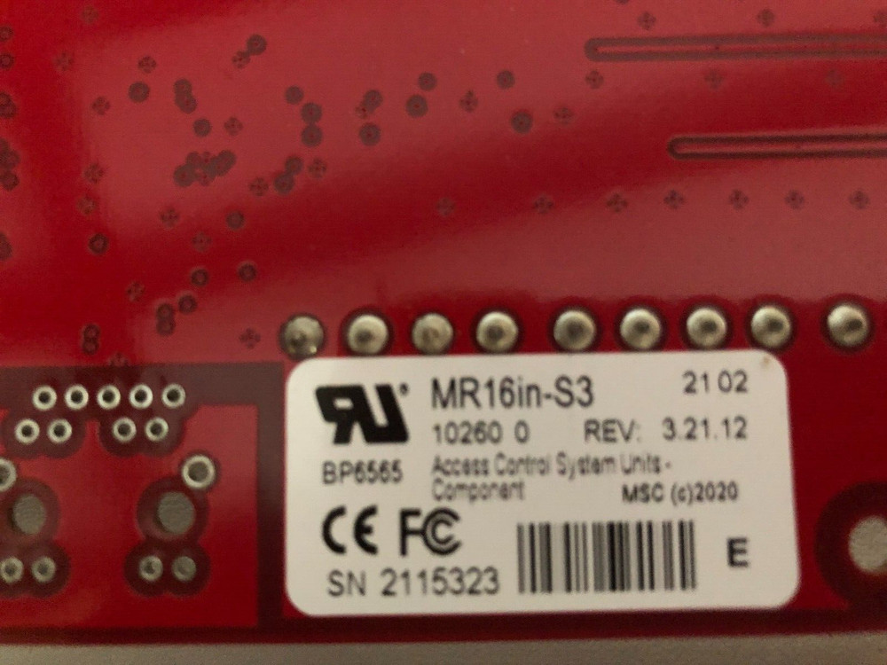Mercury/LeneL-S2 MR-16IN-S3 Multi-Device 16-Input Interface Panel-Sealed