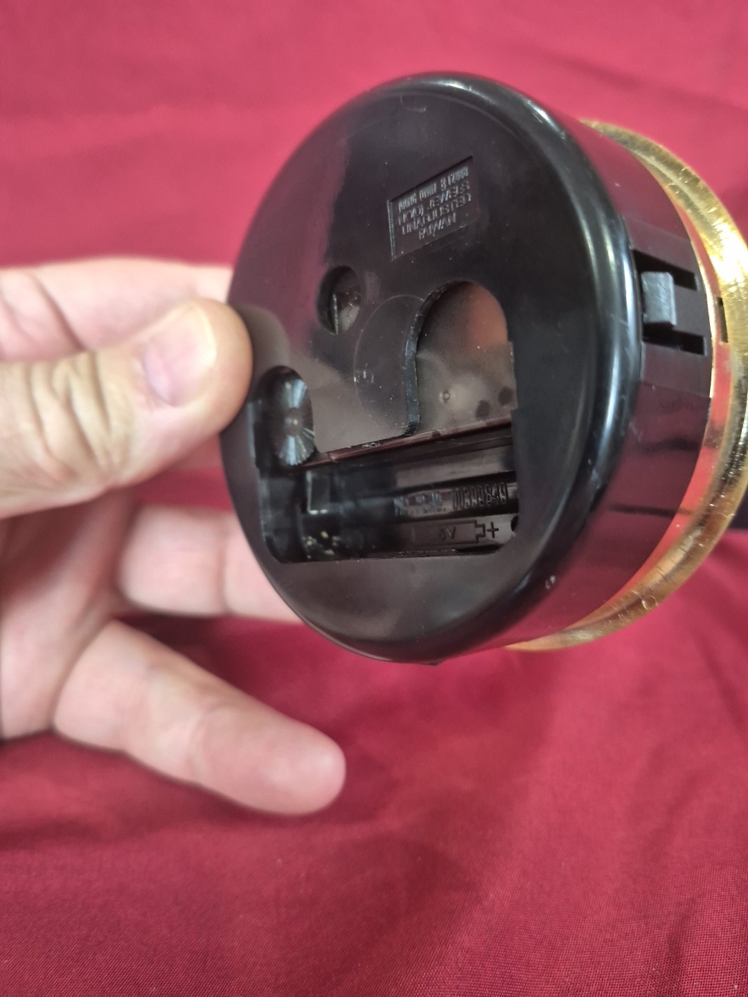 Linden Marble Desk Clock