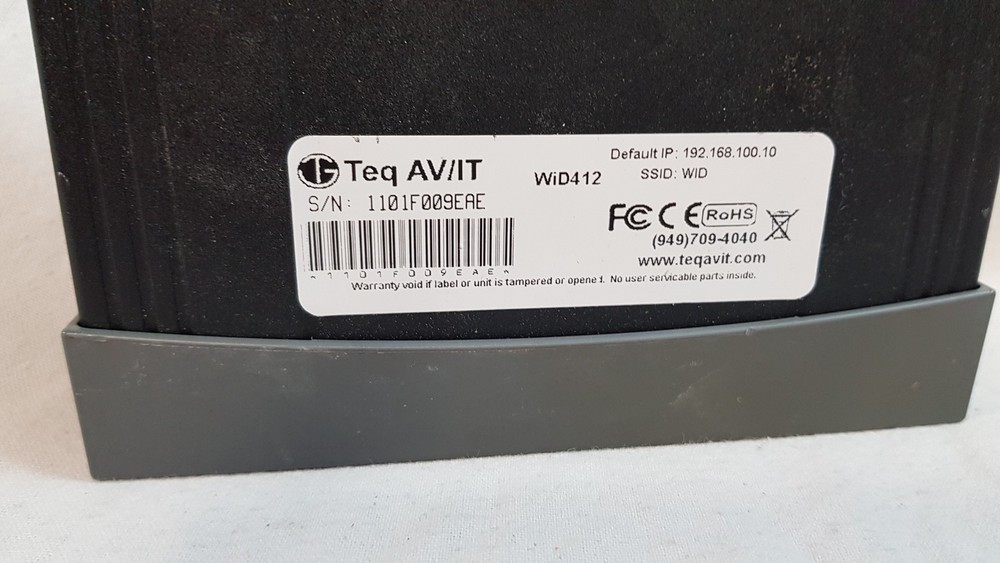 Teq av/it wid412 Wireless Presentation System Unit ONLY, NO PSU
