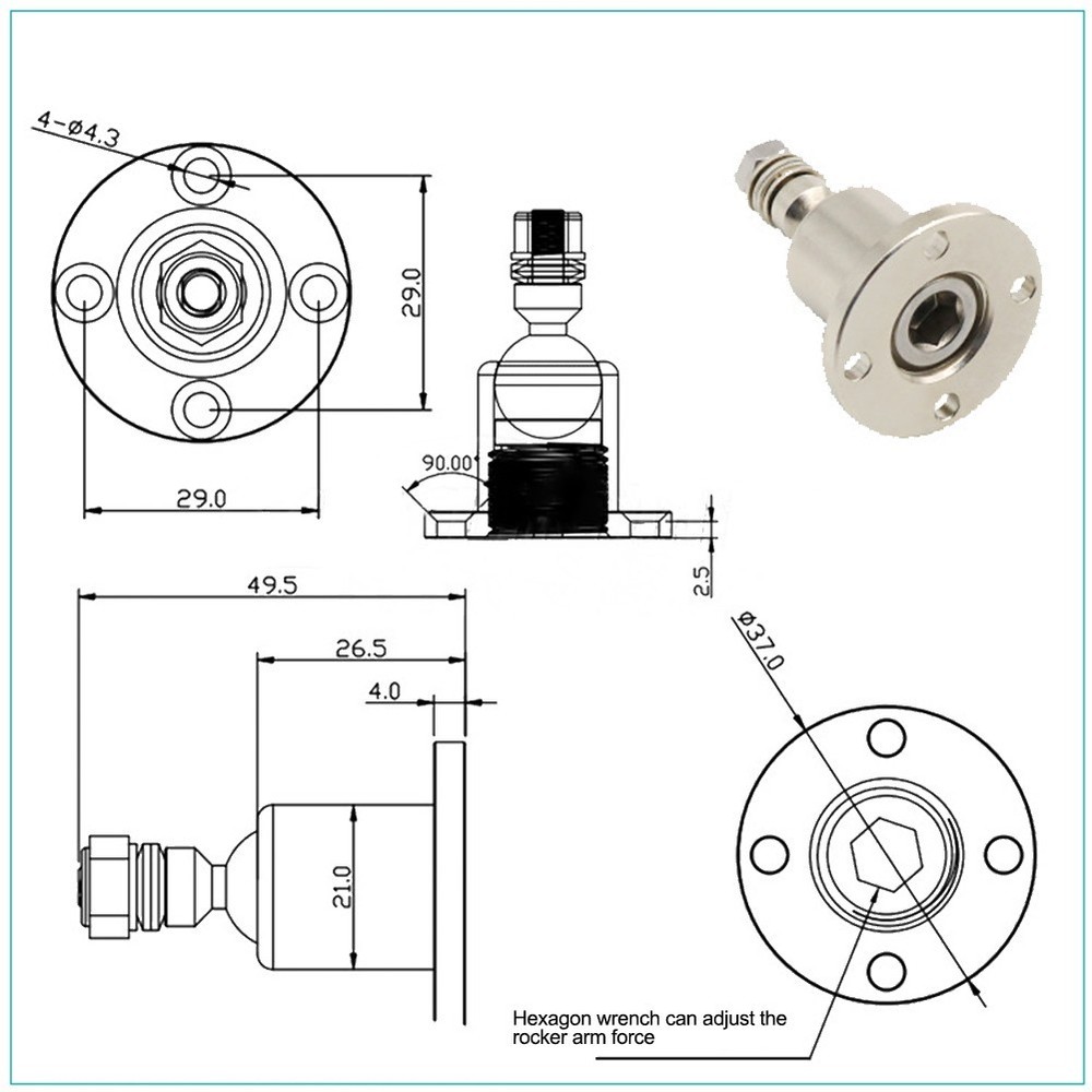 Adjustable Torque Damping Hinge Shaft for Robust and Reliable Applications