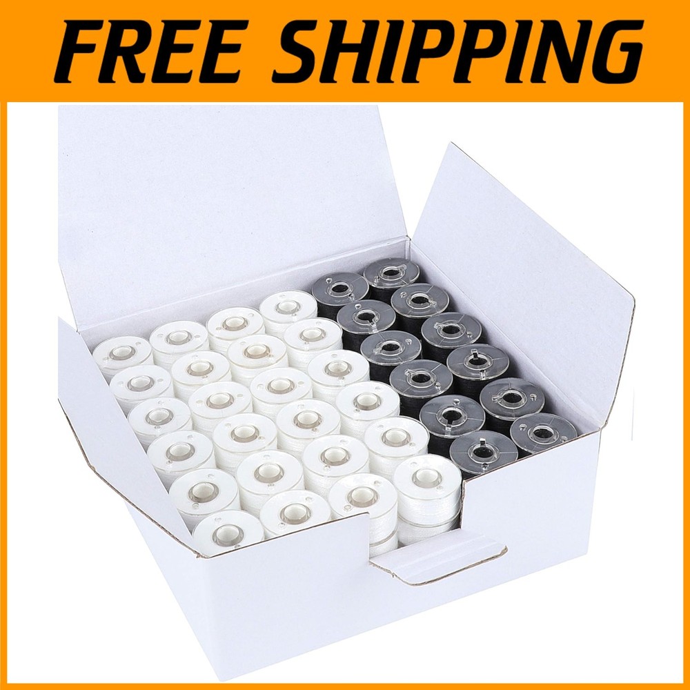 144pcs Polyester Prewound Bobbin Thread Variety