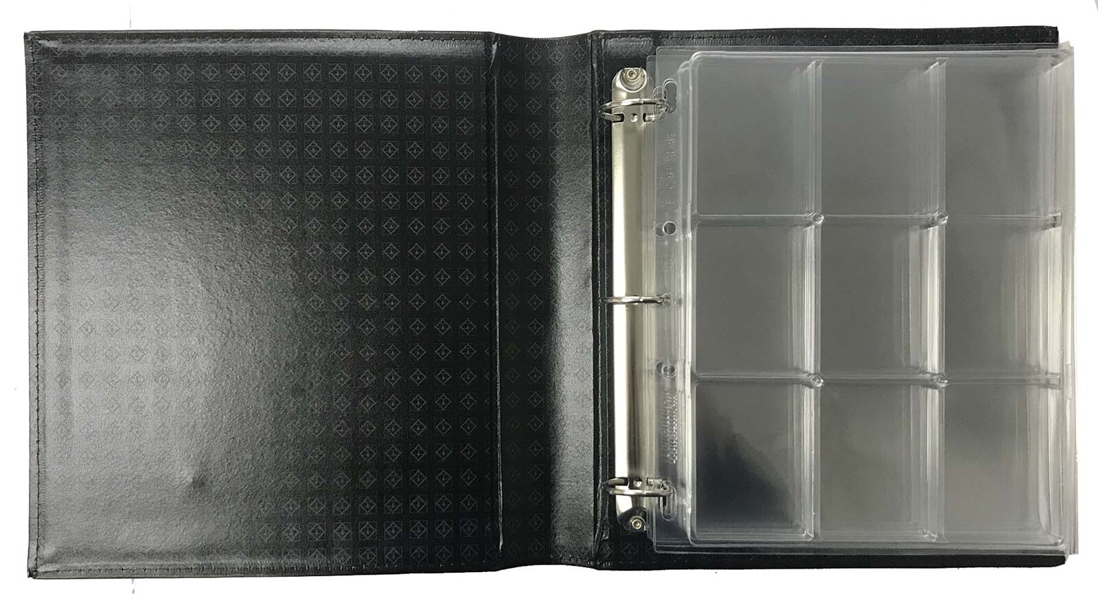 36 Certified NGC PCGS Graded Coin Slab Album Encap Pages Lighthouse Black Binder