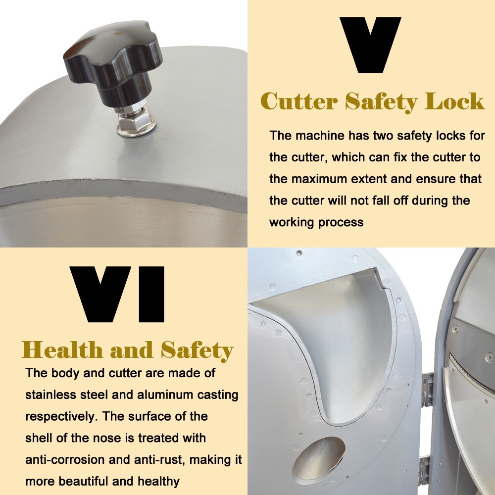 Multifunction Electric Fruit Vegetable Cutter Slicing/Shredding/Dicing Machine