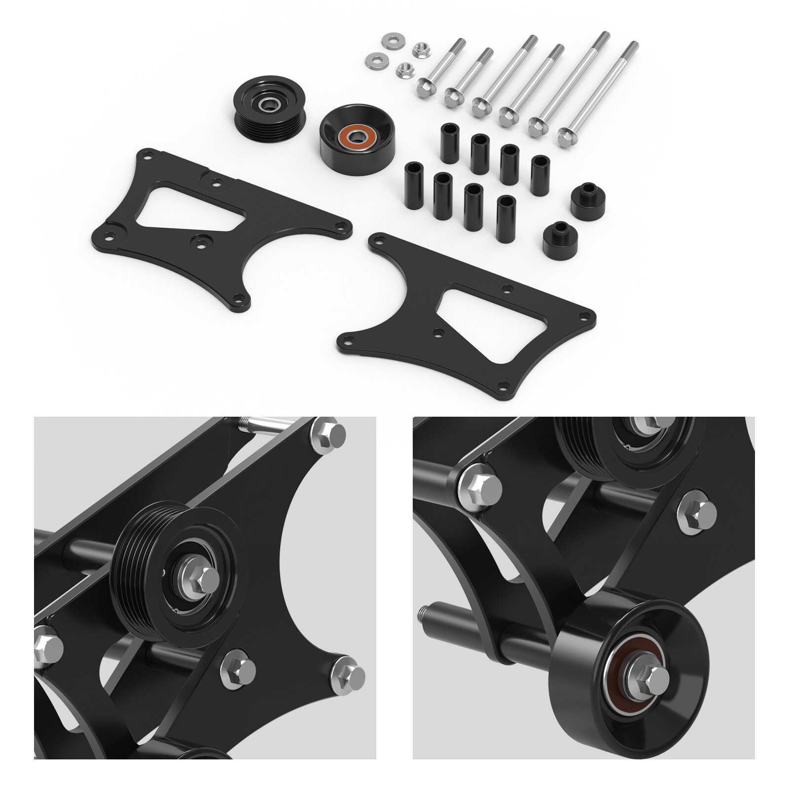 High Mount Alternator Only Bracket For LS Swap For LS Truck 4.8L 5.3L 6.0L 6.2L