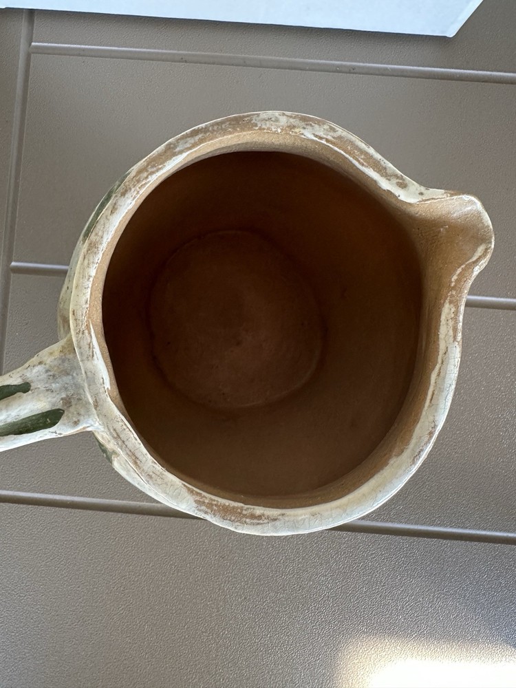 Artist Signed Vintage Ceramic 7” Pitcher