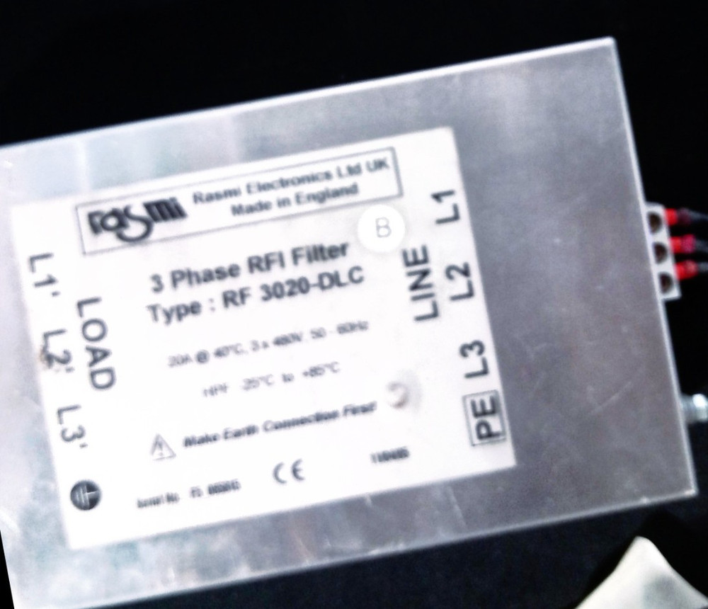Rasmi RF 3020 -DLC 3 PHASE RFI FILTER USED