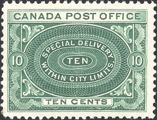 CANADA, 1898.  Special Delivery E1, Mint