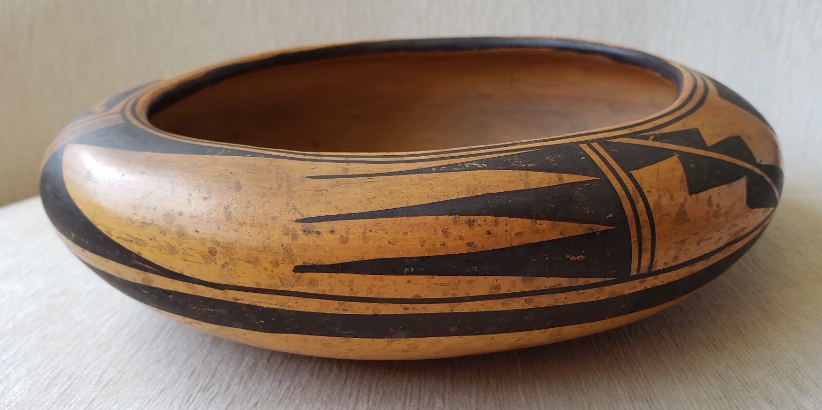 Antique Hopi Pottery Bowl Native American Indian Pot