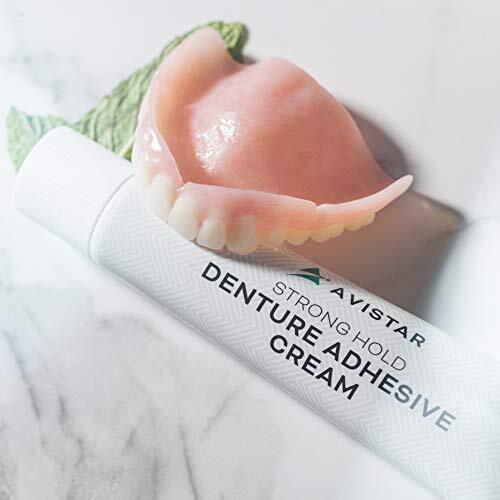 Denture Adhesive Cream 5 Pack Extra Strong Hold With Easy Application