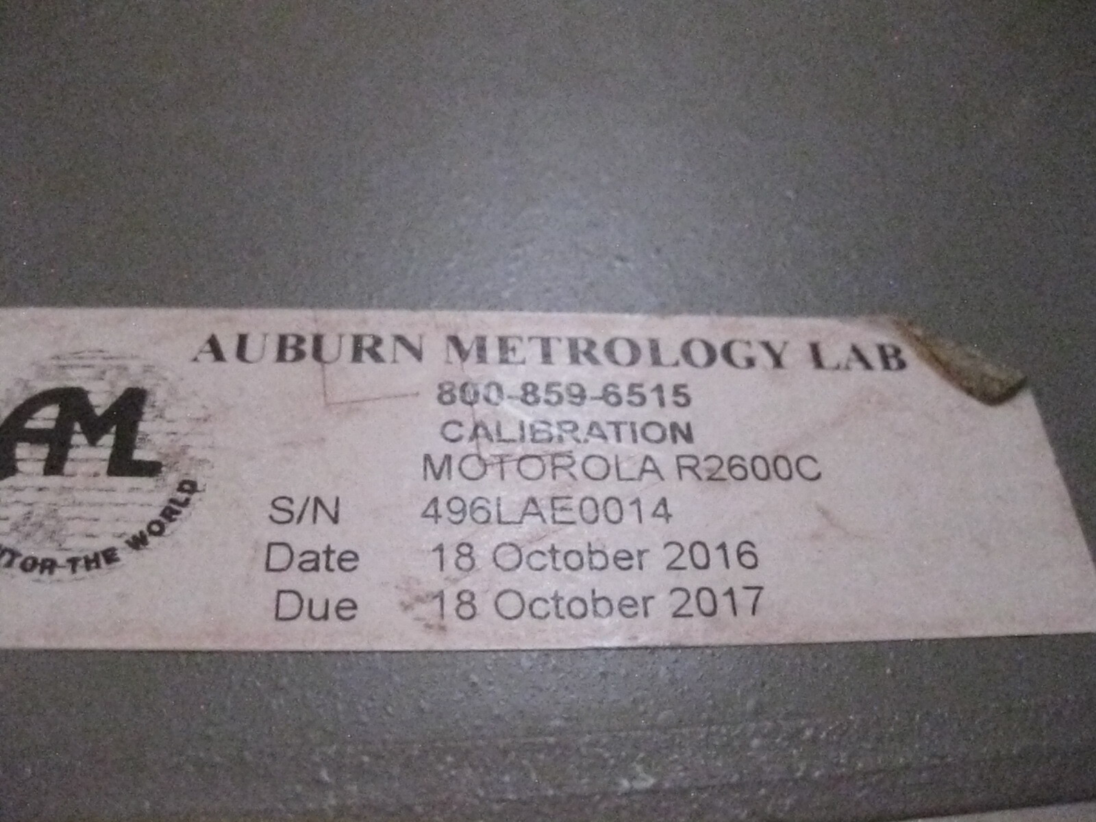 Motorola R2600C 400 Khz to 1GHz Service Monitor Test Set (Lot#MP899)