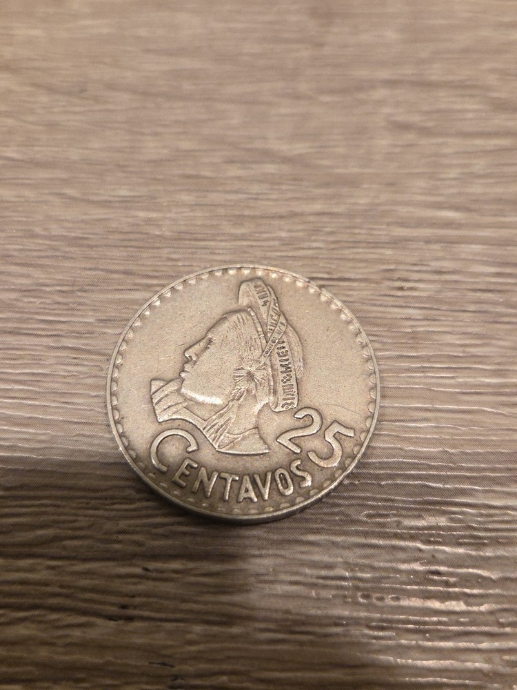 1971 Guatemala 25 Centavos