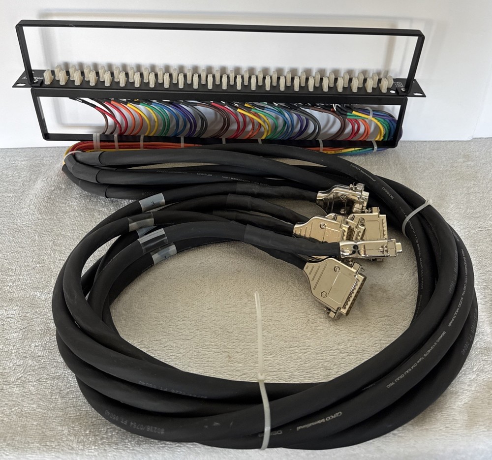 Bittree Patchbay Panel 48 Point #BO-E3FD25M4MIO Audio Visual Pro Grade