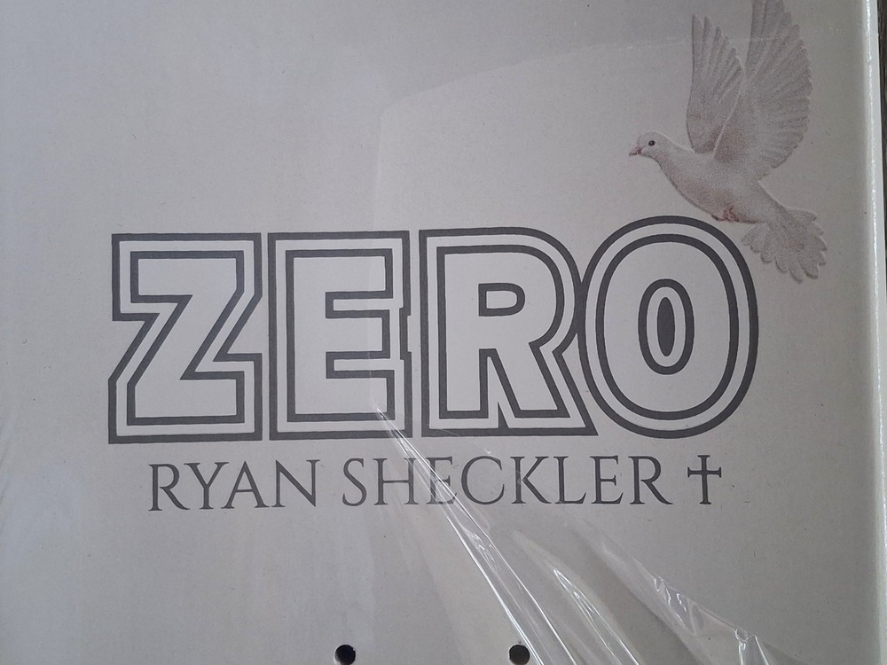 Ryan SHECKLER Signed ZERO BOLD 8.25 Skateboard Deck