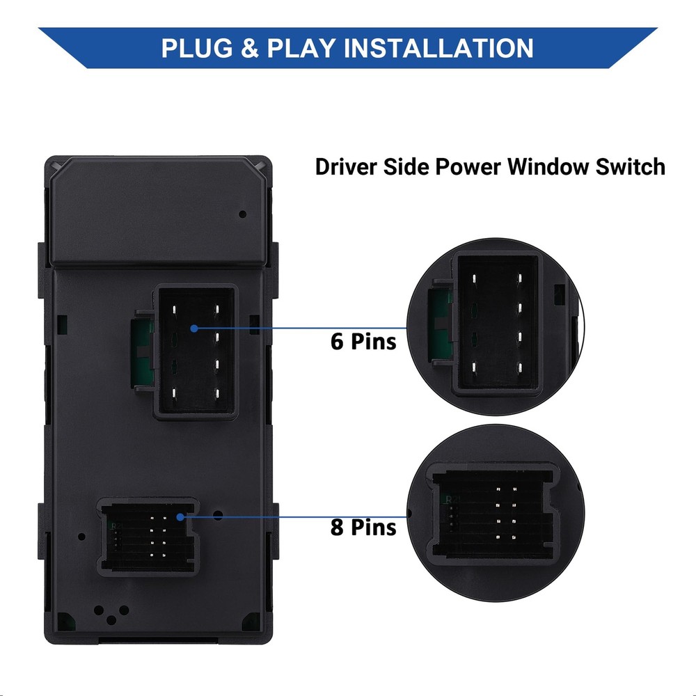 Obaee Power Window Switch & Door & Mirror Control Button Compatible...
