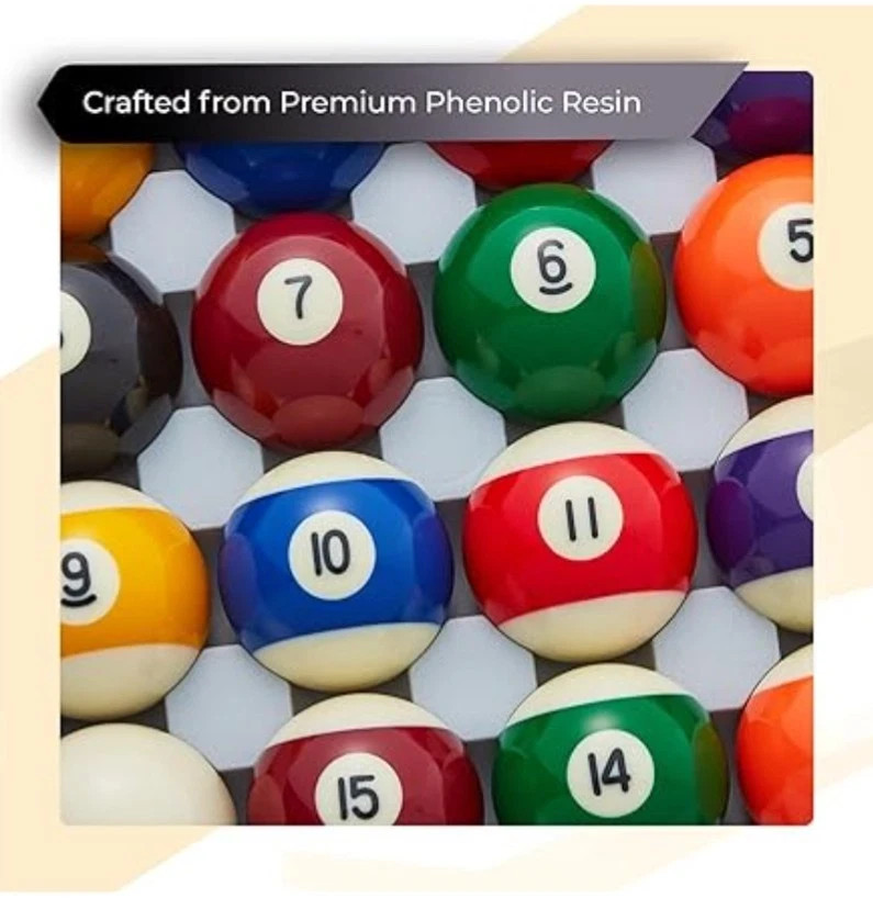Cue-King Pool Billiard Balls, Grade AA