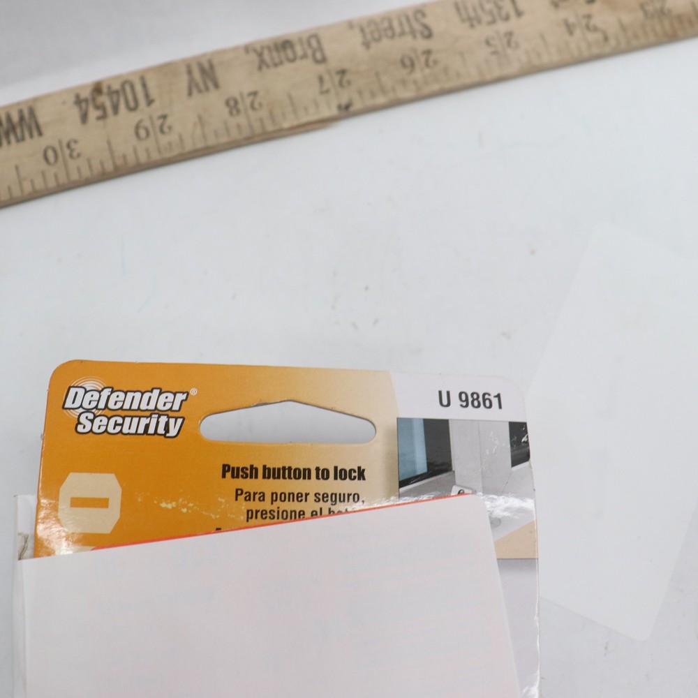Defender Security Sliding Door Keyed Lock with 2 Keys U9861