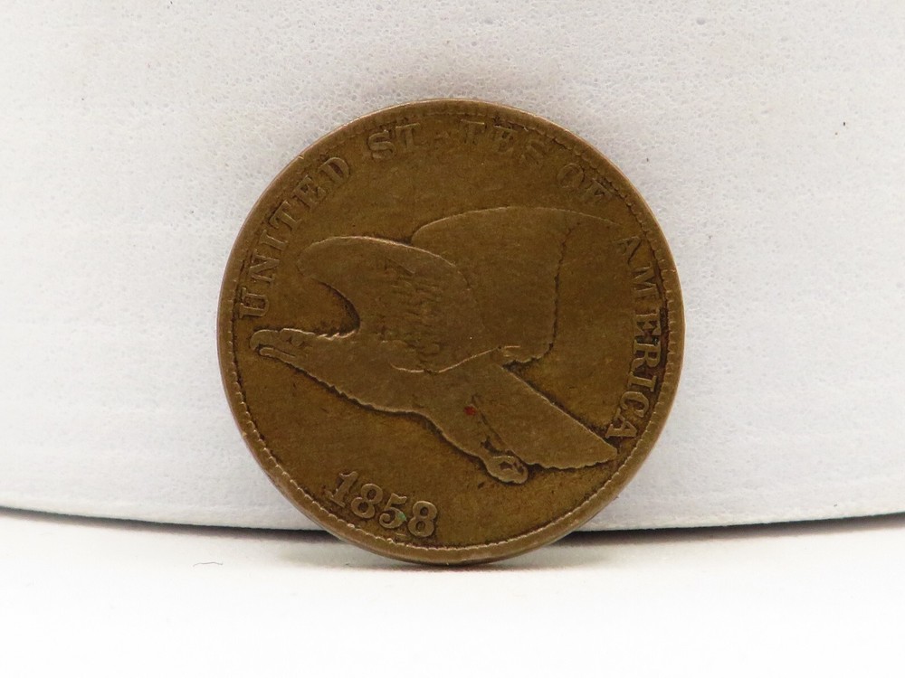 UNITED STATES  1858 FLYING EAGLE CENT FINE  CONDITION*
