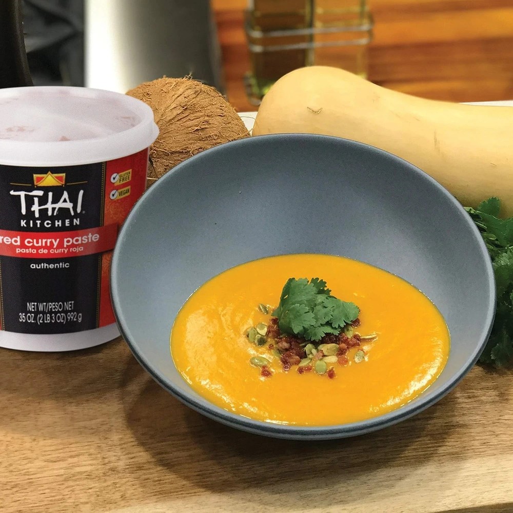 Thai Kitchen Red Curry Paste - 35 oz Container - Authentic Bulk Restaurant Large