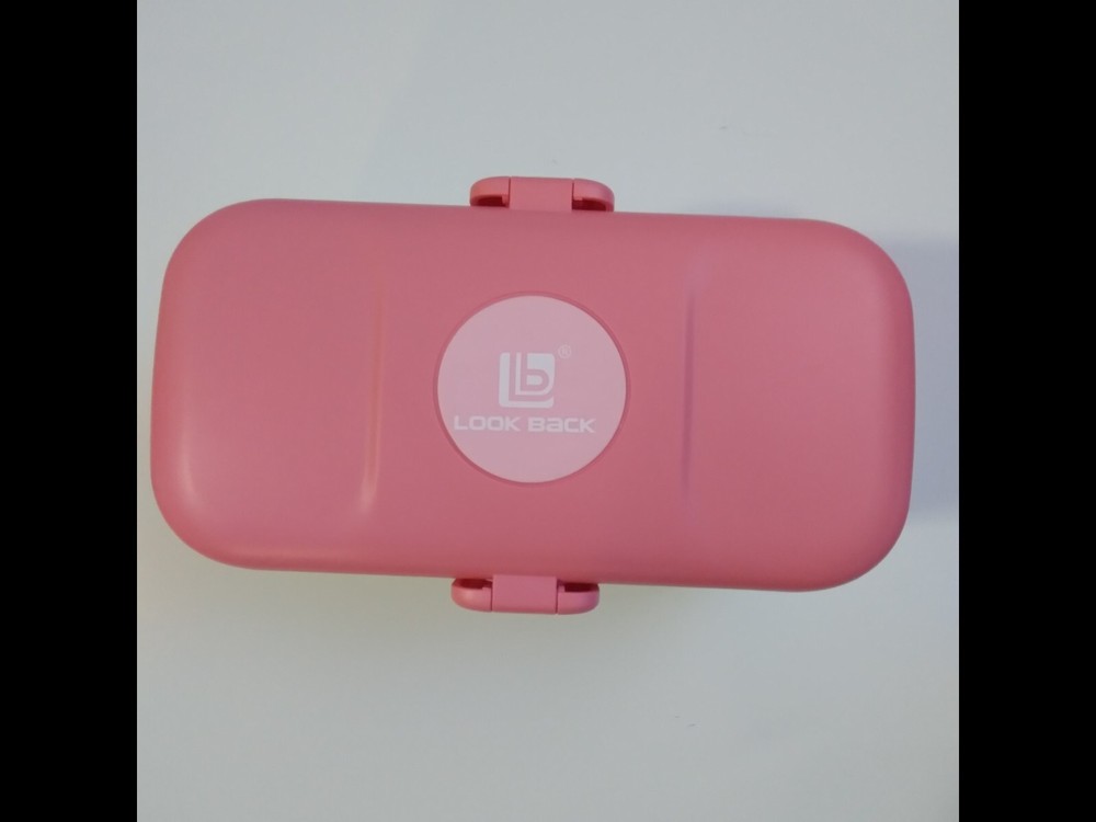 Look Back Bento Lunch Box | Two Tier Stackable Containers | 1.2 Liters- 5 Cups |