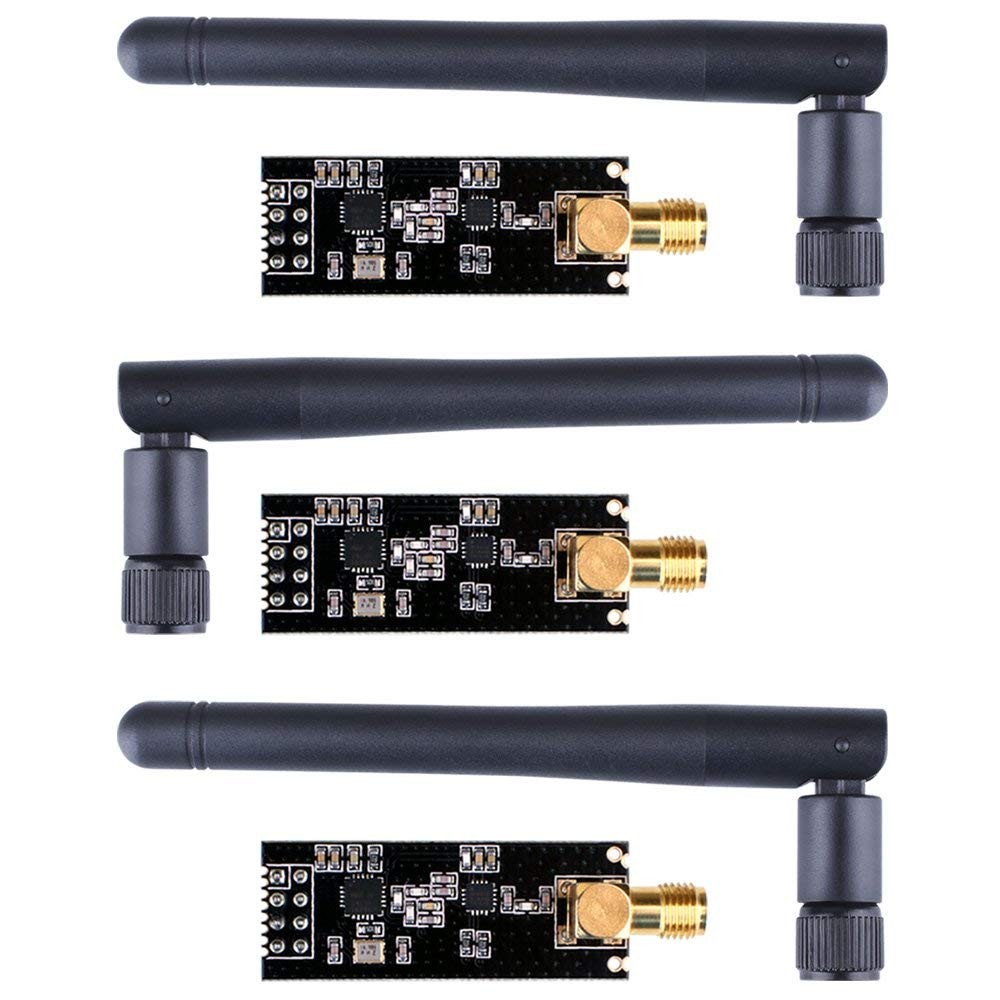 3pcs Wireless Transceiver Module RF Transceiver Module 2.4G 1100m NRF24L01+PA...