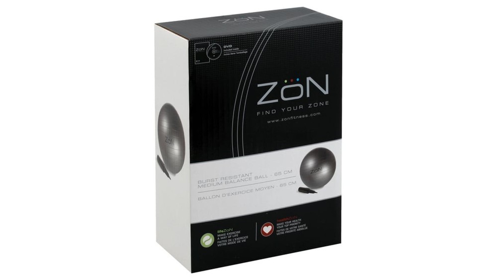 Zon Medium Balance Ball Workout Exercise Ball