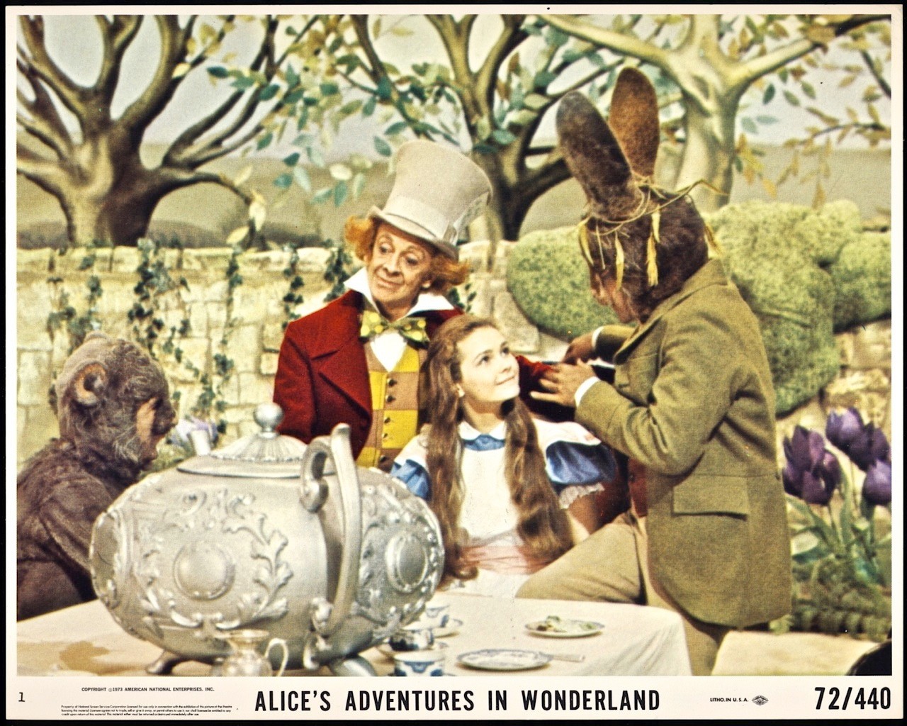 1973 ALICE'S ADVENTURES IN WONDERLAND British Musical LOBBY CARD Set MAD HATTER