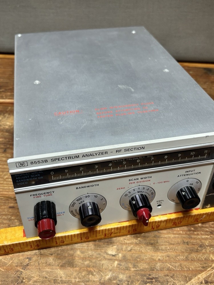 HP 8553B Spectrum Analyzer RF Section 141T Plug-In (original, clean, untested)