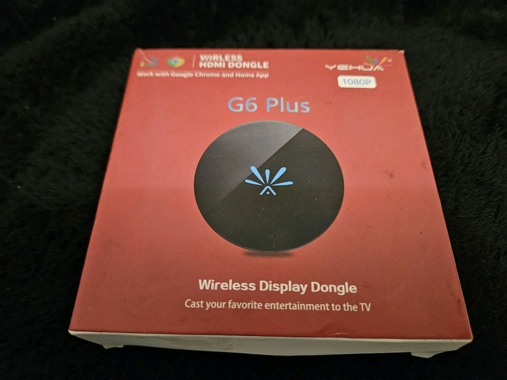 Wireless Display Dongle Model G6 Plus by YETORX –Open Box – Excellent Condition!