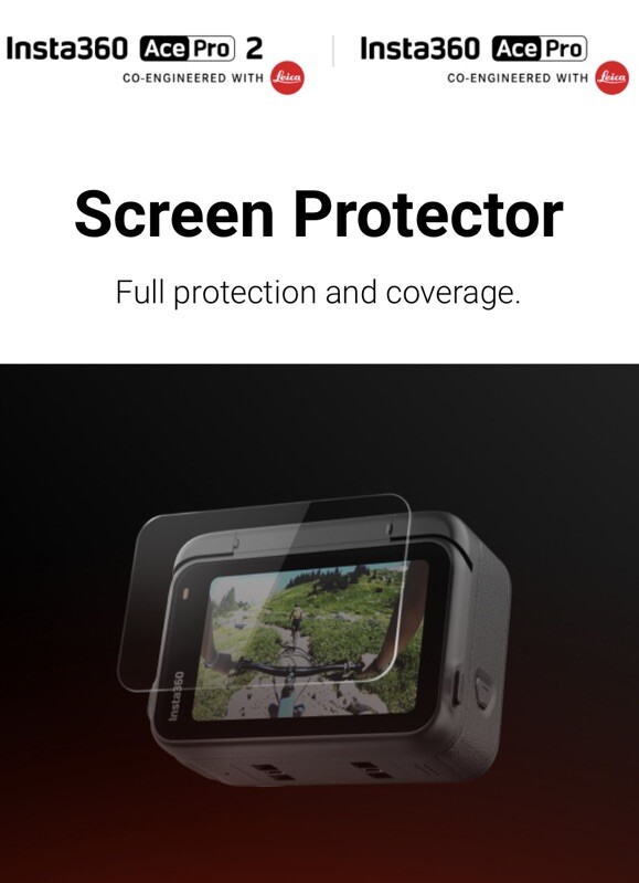 Original Insta360 Ace Pro 2/Pro/Ace Screen Protector - Scratch-Resistant