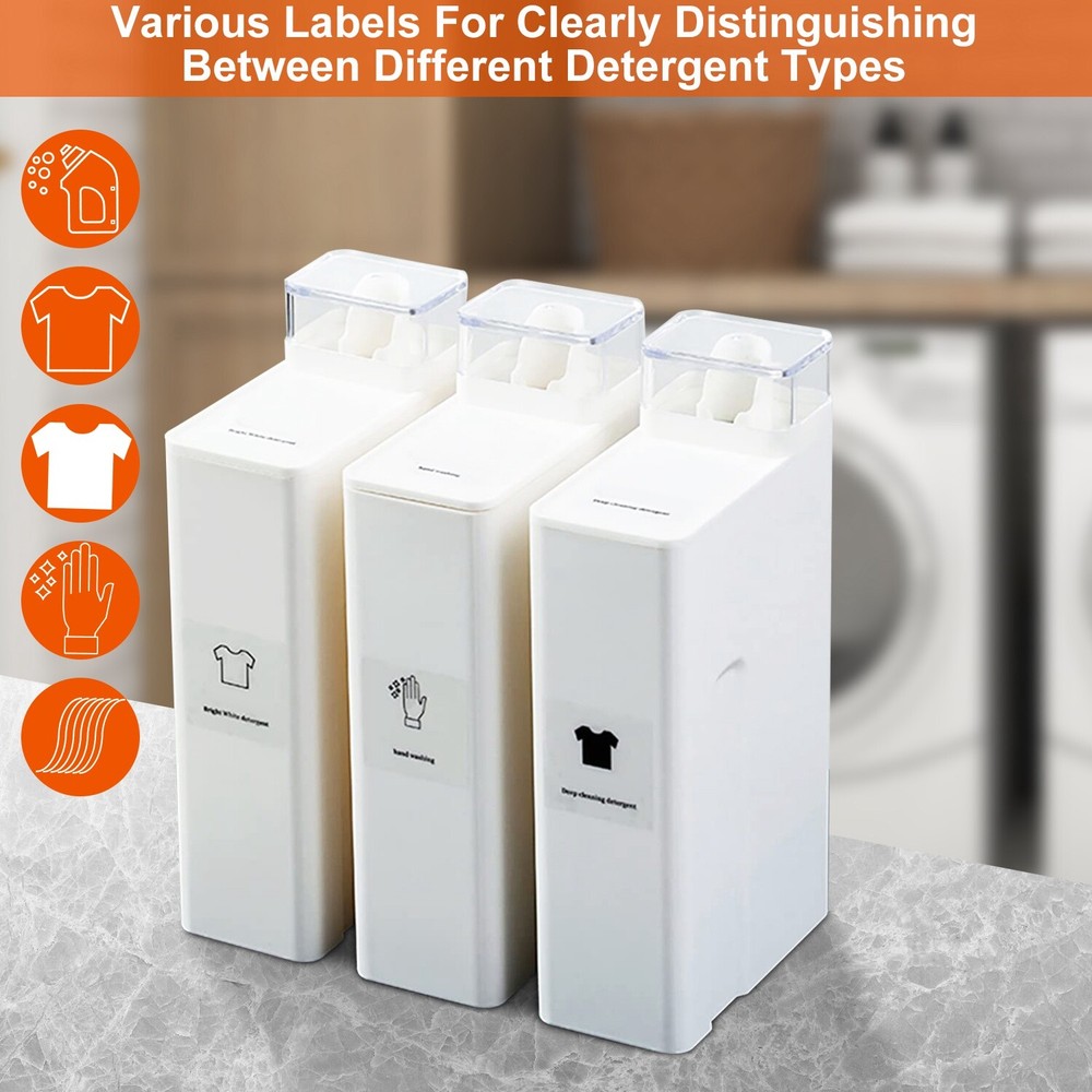 Laundry Detergent Dispenser, Plastic Liquid Laundry Detergent Container
